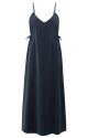 YAYA Strappy dress with drawstrings total eclipse 