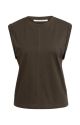 YAYA Top met mouwdetails delicioso brown