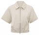 YAYA Satin jacket summer sand