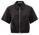 YAYA Satin jacket washed black