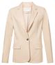 Yaya jersey fitted blazer cotton blend fog sand