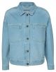 Yaya denim jacket cotton blend blue denim