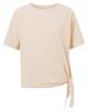 Yaya striped t-shirt knot detail orange dessin