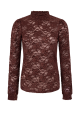 Aaiko tory lace pes top spicy chocolate