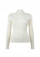 Aaiko vida ruffle sweater les blancs