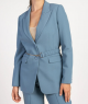 Aaiko amilla belt blazer ash blue