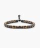 Pig & hen brontide 6mm adjustable tiger eye | blac