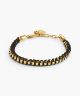 Pig hen cleo armband black gold