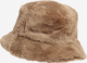 Object objmikka faux fur bucket hat silver gray