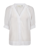 Copenhagen Muse CMmolly shirt deep v-neck b. white