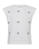 Copenhagen Muse CMmuse tee shoulders pads b. white