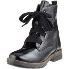 s.Oliver veterboot zwart lak art. 25105