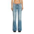 Diesel d-hush jeans 09m58 blauw
