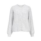Object objflora ls knit button cardigan noos grey