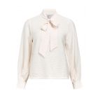 Object objjacira l/s re bow shirt white sand