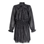 Aaiko lori zigzag pes dress silver