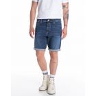 Replay rbj981y denim short dark blue