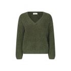 Modstrom floriaMD v-neck knit trui deep pine