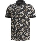 PME-Legend Short sleeve polo printed fine piq Carb