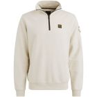 PME-Legend half zip interlock jersey bone white