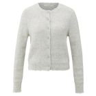 YAYA Vest subtiele boorddetails cloud grey melange