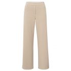 YAYA High-waisted wide-leg trousers twill beige