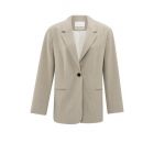 YAYA Oversized pinstripe blazer humus beige dessin
