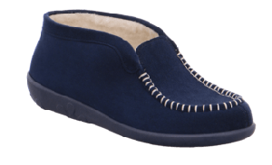 Rohde microvelour mocc. Blauw