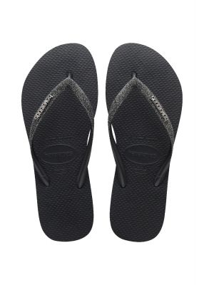 Havaianas slim glitter 2 slipper black/dark grey m