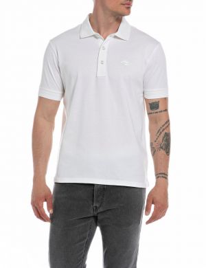 Replay M6548 polo off white
