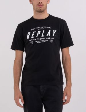 Replay M6840 t-shirt zwart