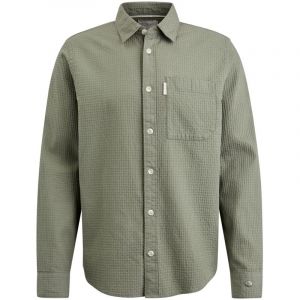 Cast Iron l/s shirt regualar fit mulled basil