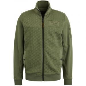 Pme Legend zip jacket interlock sweat green
