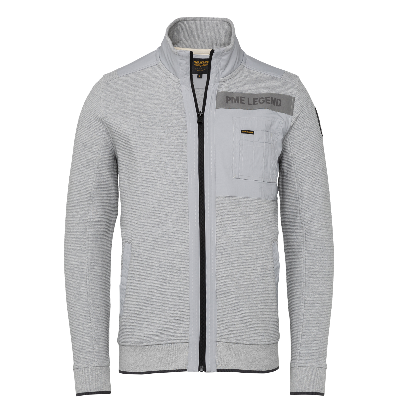 Score Correlaat Droogte PME Legend zip jacket ottoman sweat grey melee online kopen. | G-Level