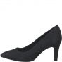 s.Oliver Pump 80mm Black Glitter