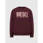 Diesel s-gir-division-logo felpa sweater tawn red