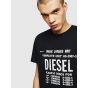 Diesel t-diego-b6 maglietta t-shirt black