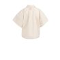 YAYA Blouse met mouwdetail cloud creme white