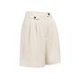 YAYA Woven longer length bermuda sh cloud creme wh