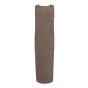 YAYA Crinkle dress washed brown