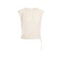 YAYA Top met geplooide halslijn cloud creme white
