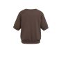 YAYA Top met gebreide structuur chocolate martini 
