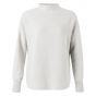 Yaya standup collar sweater white