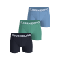 Bjorn borg organic cotton stretch boxer 3p zw/gr/b
