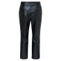 Yaya faux leather trousers high waist 7/8 black