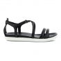 Ecco 209233 Simpel Flat Sandal Zwart uni