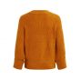 Object objtianna l/s knit pullover buckthorn brown