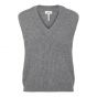 Object objmalena s/l knit waistcoat medium grey me