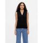 Object objmalena s/l knit waistcoat black