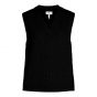 Object objmalena s/l knit waistcoat black